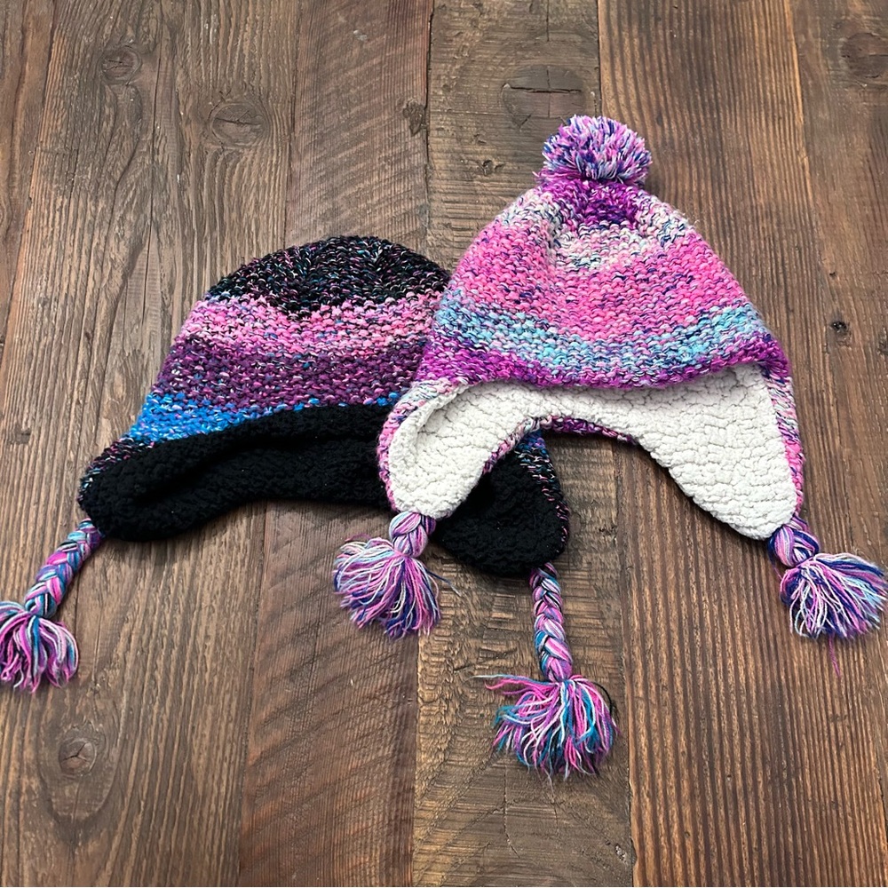 Capelli Girls Knit Hats (lot of 2)